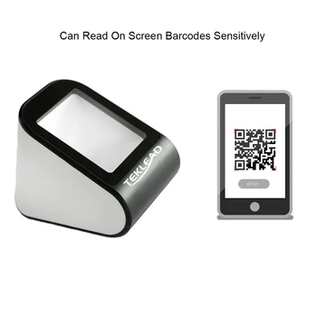 QR kód skener pro Mobilní telefon E-ticket 1D 2D čtečka čárových kódů, Drátový USB Jednoduchý design
