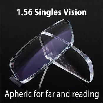 Nové 1.56 jednoohniskové brýlové Čočky Pro Muže a Ženy, Jasné Optické Single Vision Objektiv HMC EMI Asférické Anti UV