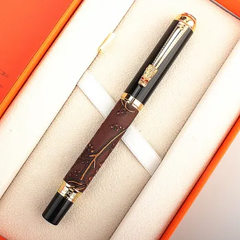 Luxusní vysoce kvalitní 891 Dragon Gold Klip Kovový Papírnictví kancelářské potřeby Školní Potřeby roztomilý plnicí pero