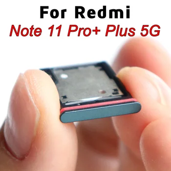Pro Xiaomi Redmi Poznámka 11 Pro Plus 5G SIM Karty Zásobníky SIM Slot pro Micro SD Karty Zásobník Držák Adaptér Zásuvky Náhradní Černá Zelená