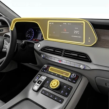 Pro Hyundai Palisáda 2019 2020 2021 2022 Auto TPU Centrální Řídicí Interiér Film Navigační Obrazovka Ochranný Film Příslušenství