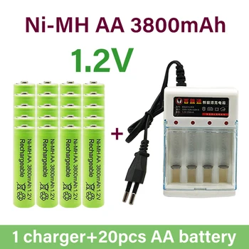 2022 Aa dobíjecí baterie 3800Mah aa1.2v Ni-MH dobíjecí baterie, vztahující se na svobodná distribuce LED lampa hračky Mp3