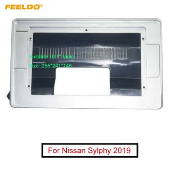 FEELDO Auto 2DIN 10.1 Palcový Velké Obrazovce Fascie Rám Pro Nissan Sylphy 2019 Stereo Audio Dash Montáž Panel Rám Sada
