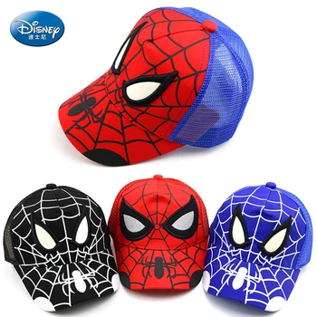 Marvel Spiderman Dětské Doplňky Dětské kšiltovka Pro Malého Chlapce, Dívka Vyšívaný dětský Sun Hat Hip-Hop Snapback Čepice
