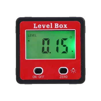 Digitální Elektronický Úhloměr Inclinometer Bevel Box, IP54 Úhel Finder S Podsvícením Úhlu, Měření Úhlu, Měřidla