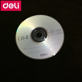 1KS Deli 3725 CD-R Prázdné disky zapisovatelný kompaktní disk 700MB/80min/52x CD-R PRÁZDNÉ Disky jeden Kus