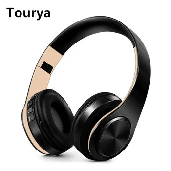 Tourya B7 Bezdrátová Sluchátka Bluetooth Sluchátka Sluchátka Portable Headset Sluchátka S Mikrofonem Pro PC mobilní telefon Xiaomi TV MP3