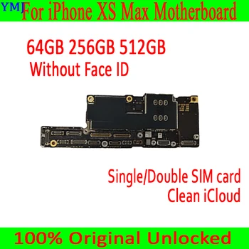 Dual a Single SIM Pro iPhone XS Max základní deska 64GB 256GB 512GB Originální Odemčený Plné Čipů, základní deska s/bez Obličeje ID