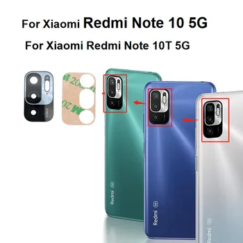 Originální Zadní Kamera Sklo Pro Xiaomi Redmi Note 10 10T 5G Zadní Sklo Objektivu S Rámem Lepidlo Nálepka Lepicí M2103K19G M2103K19C