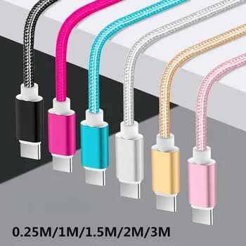 2.4 Micro USB Typu C Kabel Rychlé Nabíjení Drát Kabel Pro Samsung S10 S20 Xiaomi mi 11 Mobilního Telefonu 0,25 M/1M/2M/3M USB Kabel Nabíječky