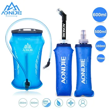 AONIJIE Soft Flask Láhev na Vodu Skládací Skládací Vody Tašky TPU Zdarma Pro Běh Hydrataci Pack Pasu Tašky SD52 250/500ml