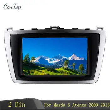 2 Din autorádio Fascie DVD Stereo Panel Instalace Střihu Pro Mazda 6 Atenza 2009 2010 2011 2012 2013