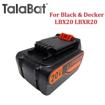 6000mAh 18V/20V Náhradní Baterie Pro Black & Decker LBX20 LBXR20 LB20 LBXR2020 LBX4020 LB2X4020-OPE LBXR20-OPE Akumulátorový