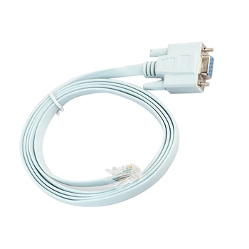 1 Pc Pro Konzole Cisco Kabel Db-9 na Rj45 Switch-Line 9-pin COM Port Sériového Ženské Routery Síťový Adaptér, Kabel 1,5 m Modrá
