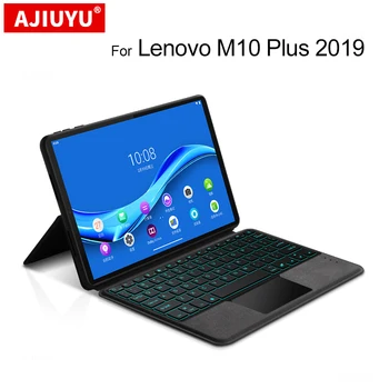 Pouzdro Pro Lenovo Tab M10 Plus 10.3 Inch 2019 TB-X606F X606M Tablet, Bluetooth Klávesnice Touch Pad Ochranná pouzdra TPU Shell