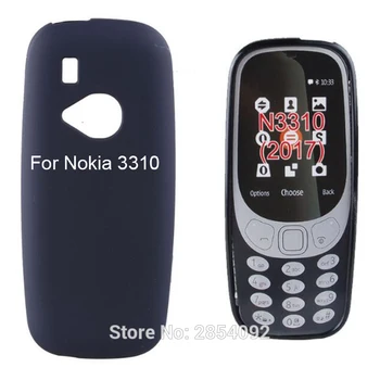 pro nokia 3310 případě tenké černé matné tpu gel skin pro nokia 3310 2017 2.4-palcový dual sim telefon ochranný silikonový kryt guard