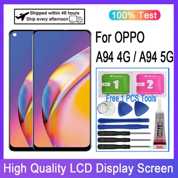 Originální AMOLED Pro OPPO A94 CPH2203 LCD Displej Dotykový Displej Digitizer Pro OPPO A94 5G CPH2211 Náhradní