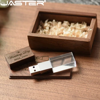2.0 usb flash disk, Crystal Dřevěné pero disk vodotěsné memory stick pendrive 8GB U disk 16GB 32GB 64GB svatební dárek flash disk