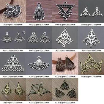 Nové Příjezdu Trojúhelník, Kosočtverec Přívěsky Pro Výrobu Šperků Dárky Pro Ženy