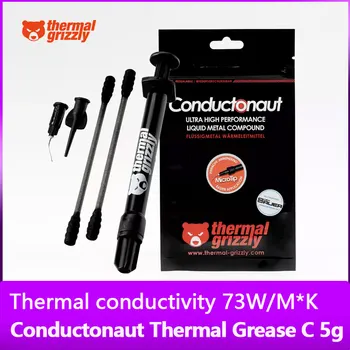 Thermal Grizzly Conductonaut 73W/MK CPU/GPU tekutého kovu, Tepelně Vodivý silikonový Tuk 1g/5g Směsi Chladící Pasta Mazivo
