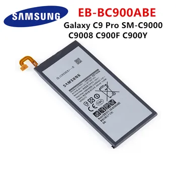 SAMSUNG Originální EB-BC900ABE 4000mAh originální Baterie Pro Samsung Galaxy C9 Pro SM-C9000 C9008 C900F C900Y Baterie