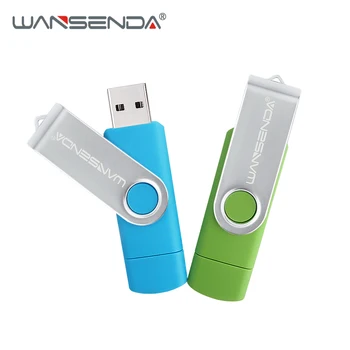 Wansenda USB 2.0 Chytrý Telefon Android OTG USB Flash Disk Pen Drive Pro Android/PC Memory Stick 8GB 16GB 32GB 64GB 128GB 256GB