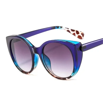 2022 Nový Cat Eye sluneční Brýle pro Ženy Fashion Sexy UV400 Sluneční Brýle Gradient Lens Plastový Ženské Brýle oculos de sol feminino