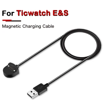 Pro Ticwatch E / S Inteligentní Hodinky Magnetické Adsorpce Přenosná Nabíječka Adaptér Rychlý, Stabilní Nabíjecí Kabel Náhradní Příslušenství