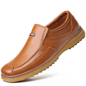 Muži kožené boty jaro 2021 muži business casual originální kožené boty kůže hovězí šlacha jediný muž mokasíny