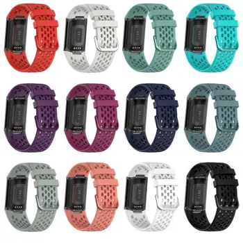 1KS Pro Fitbit Charge 5 Řemínek, Náramek Silikonové Sportovní Náhradní Příslušenství Novou Kapelu Pro Fitbit Charge 5 12 Volitelné Barvy