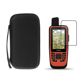 Přenosný Kryt Taška Chránit EVA Pouzdro + 3ks Screen Protector Shield Fólie Pro Garmin GPSMAP 86i 86 86sc 86sci Příslušenství