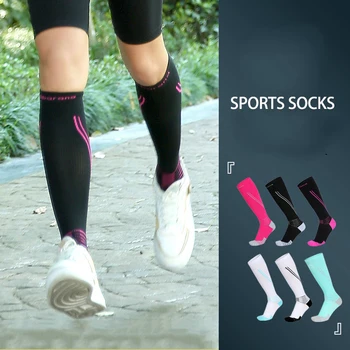 Maraton Běží Ponožky Prodyšné Froté Dlouhé Trubice Ručník Spodní Fotbalové Ponožky Zahraničního Obchodu Ponožky Muži a Ženy Léto