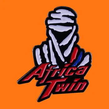 Africa Twin Motor Brož Batoh, Klobouk, Tašku Zdobí Odznaky Poslat Známému Fanoušci Boutique Medaili Dárek Smalt Kolíky Karikatura Kovové Šperky
