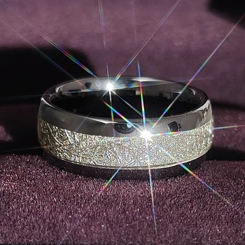 nový design, módní wolframu svatební kapela pánské prsten pro ženy mužské prst ženicha šperky LR4801