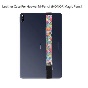 PU Kožené Pouzdro Pro Huawei M-Tužka ČEST Kouzelná Tužka Elastické Kapsy Pouzdro Kryt Pro Apple tužka 1 2 Anti-ztracený Případ