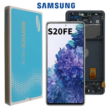 Originální AMOLED Pro Samsung Galaxy S20 Fan Edition G780F G781F S20 FE 5G S20Lite LCD Displej s dotykovou obrazovkou ditigitizer s20fe