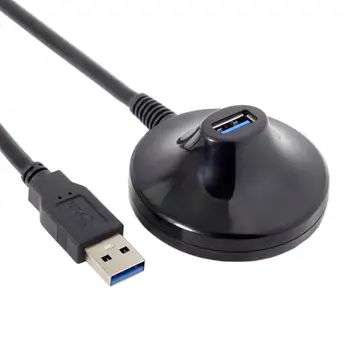 80CM USB 3.0 typ-A samec na Samice Bezdrátový WIFI adaptér USB Prodlužovací dokovací stanice Kolébka podstavec dokovací kabel 0,8 M