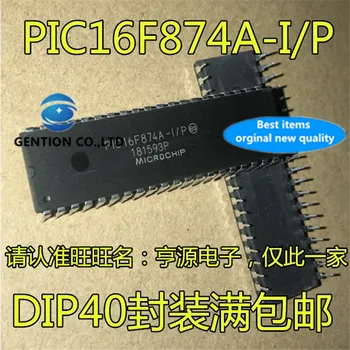 5kusů PIC16F874A PIC16F874A-I/P DIP40 Mikroprocesoru čipu skladem 100% nové a originální