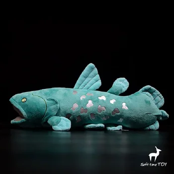simulace mořských zvířat 38cm Latimérie ryb Panenka Předek ryby plyšové hračky, měkká panenka dětská hračka dárek k narozeninám h2399