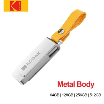 Originální Kodak USB3.0 flash disk 256 GB, 128 GB 64 GB USB Flash Disk K133 Mini Memory Stick 512GB Disk U USB Klíč s Šňůrkou