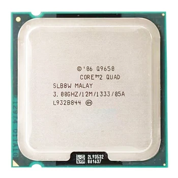 Použité Core 2 Quad Q9650 3.0 GHz Quad-Core Quad-Thread CPU Procesor 12M 95 W LGA 775