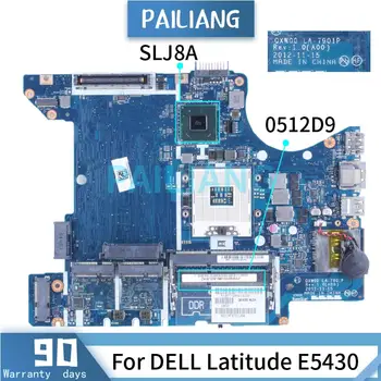 Pro DELL Latitude E5430 Notebooku základní Deska 0512D9 LA-7901P SLJ8A DDR3 základní Deska Notebooku