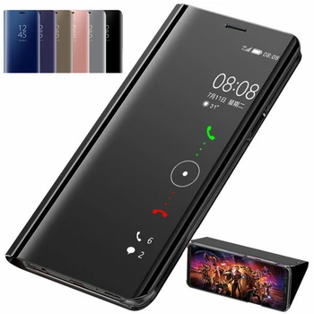 Smart Mirror Flip Telefon Pouzdro Pro Huawei Honor 10 20 30 8X 9X 9A 8A P40 P30 P20 Mate 20 Pro Lite P Smart Z Y9S Y5 Y6 Y7 Y9 2019