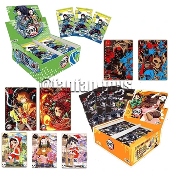 5/25 Ks Anime Demon Slayer Karty Tanjirou Nezuko TCG SSR Vzácné Obchodování Kolekce Hero Karta Bitva Carte pro Děti Dárek, Hračky